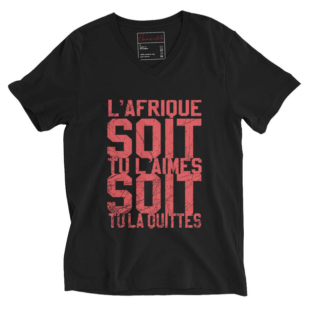 TS L'Afrique tu l'aimes Noir - Rouge